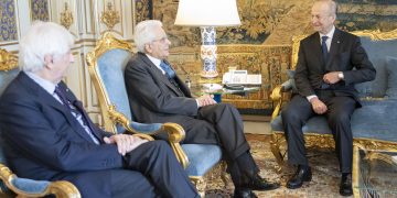 Il Presidente Mattarella ha ricevuto il Presidente della Federazione nazionale dei Cavalieri del Lavoro, Sella