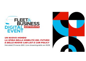 IL 31 MARZO LA 3° EDIZIONE DEL QUATTRORUOTE FLEET&BUSINESS DIGITAL EVENT