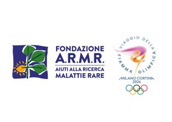 FIAMMA OLIMPICA A BERGAMO PER LA FONDAZIONE A.R.M.R.